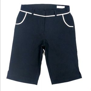 Callaway Womens Golf Shorts Sz 2 Black White